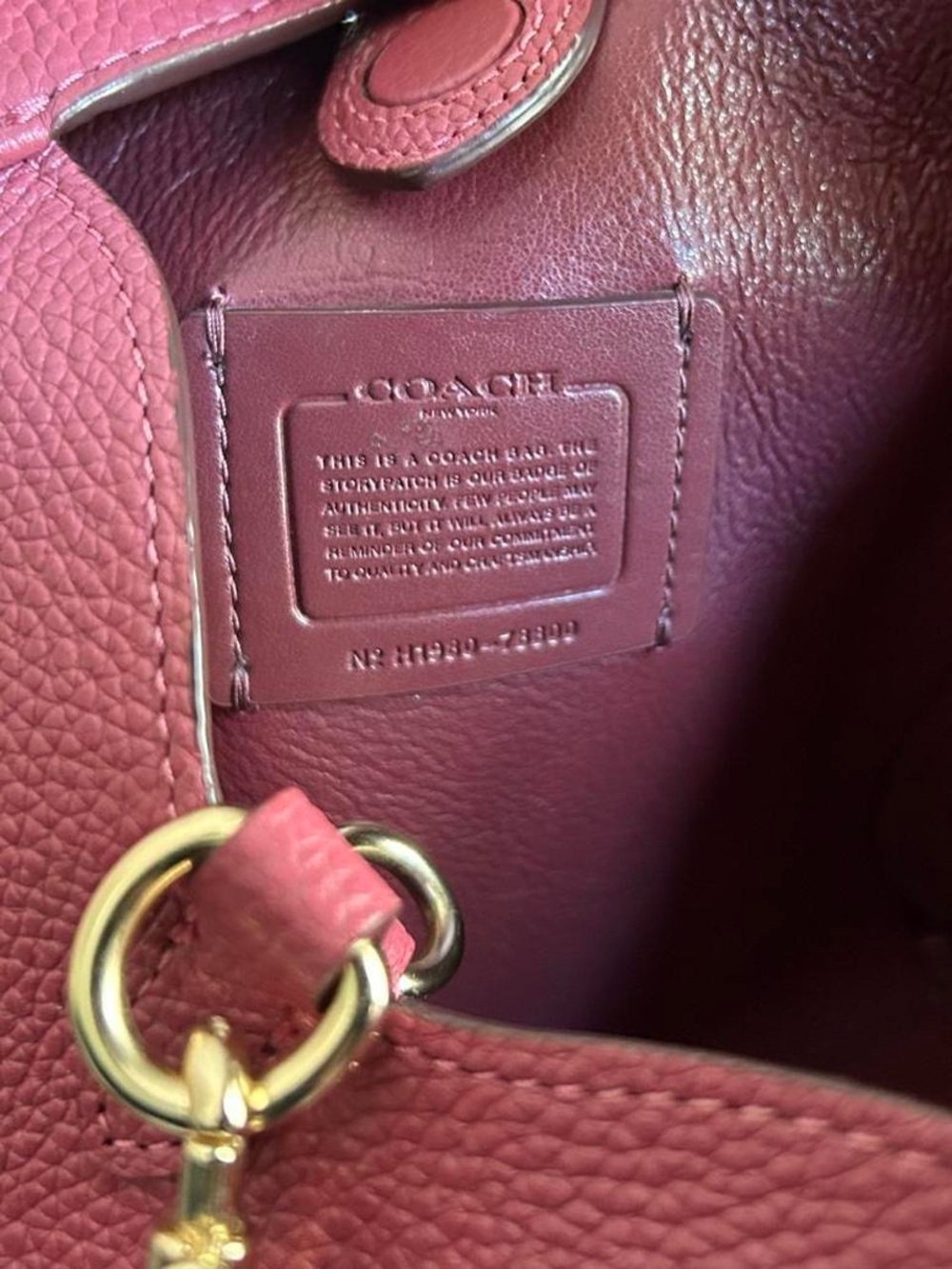 Coach Hadley Hobo 21 in Dusty Pink - Picture 8 of 8